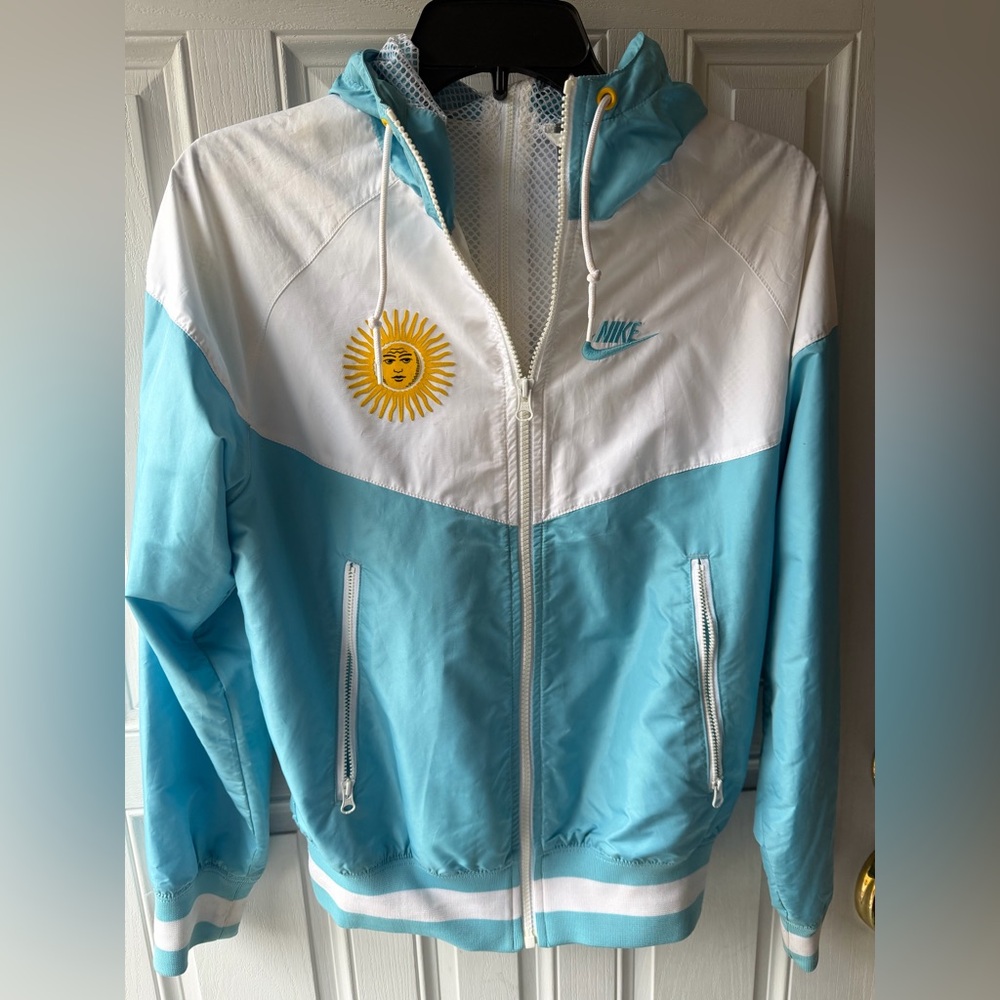 ULTRA RARE Nike Sportswear ARGENTINA Olympic Split Windrunner Hoodie Jacket.